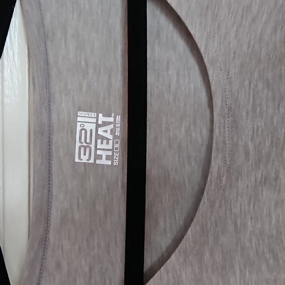 Heather Gray Long Sleeve Tee, Scoop Neck, Lightweight, XL, NWOT - Picture 2 of 5